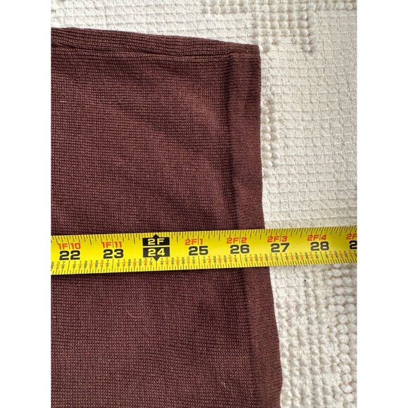 Of the Earth Unisex Cardigan Sz L Brown Full-Zip Cotton/Soybean Fiber Vegan Vtg - Picture 11 of 11